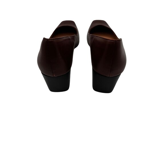 Naturalizer 10M Leather Pump Stylist Fashion Business Casual Block Heel Shoes - Picture 12 of 13